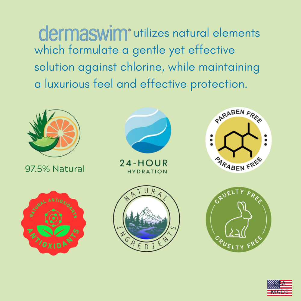 DermaSwim USA-made cruelty-free product supports ethical skincare.
