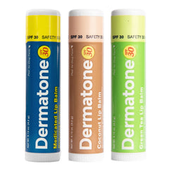 Dermatone lip balm coconut SPF30 tube ready for outdoor use
