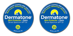 Dermatone Skin Protector Balm classic tin front view showing compact outdoor protection