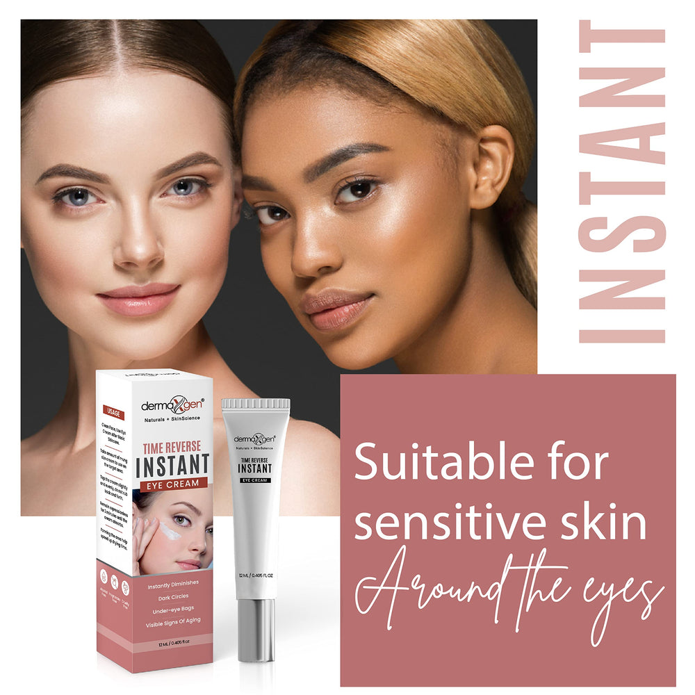 DERMAXGEN All skin types gentle formula suitable for sensitive areas.