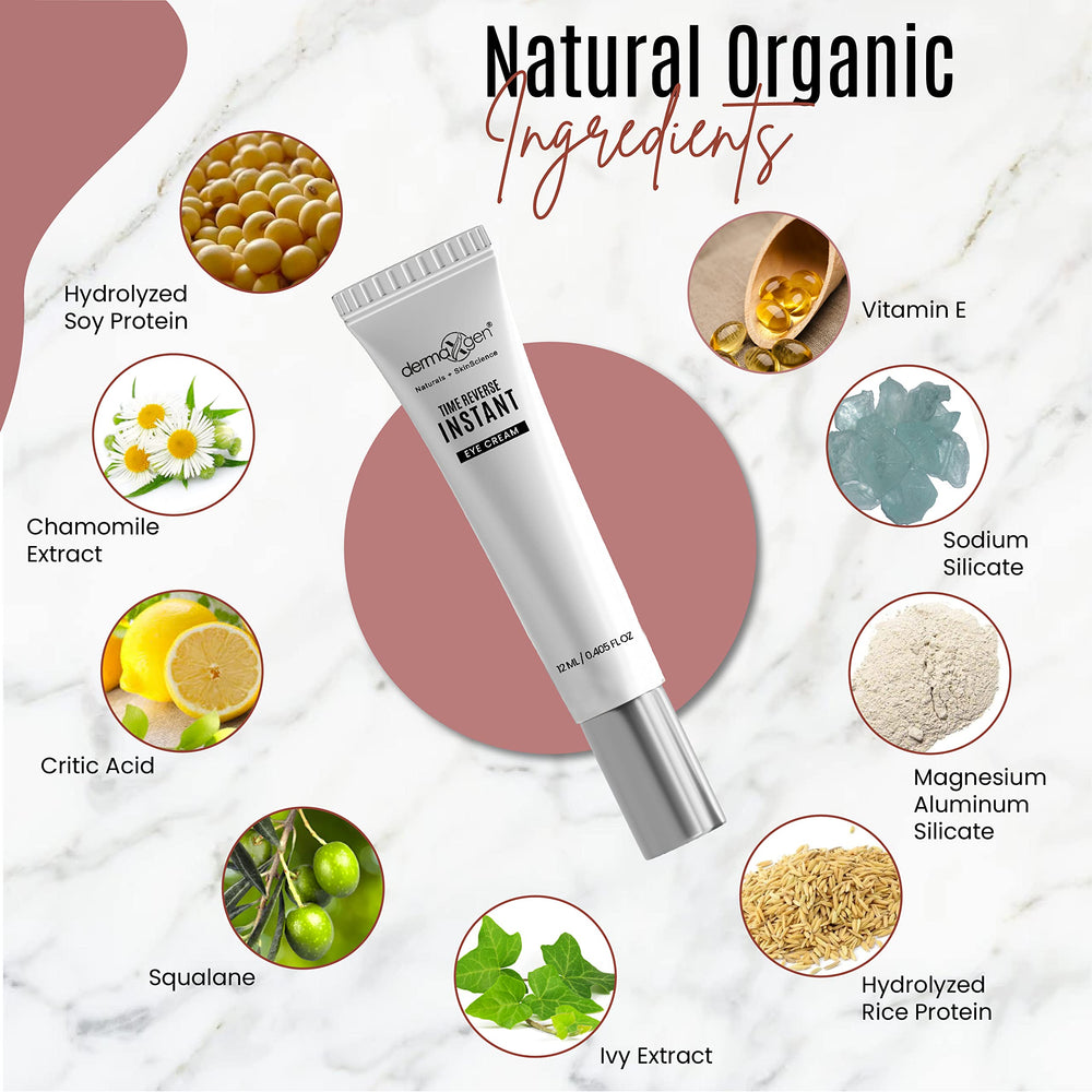 DERMAXGEN Eyelift Cream under-eye application demonstrates a smooth glide for fast, makeup-ready eyes.
