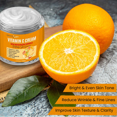 DERMAXGEN vitamin C cream dispensing shot for quick hydration.