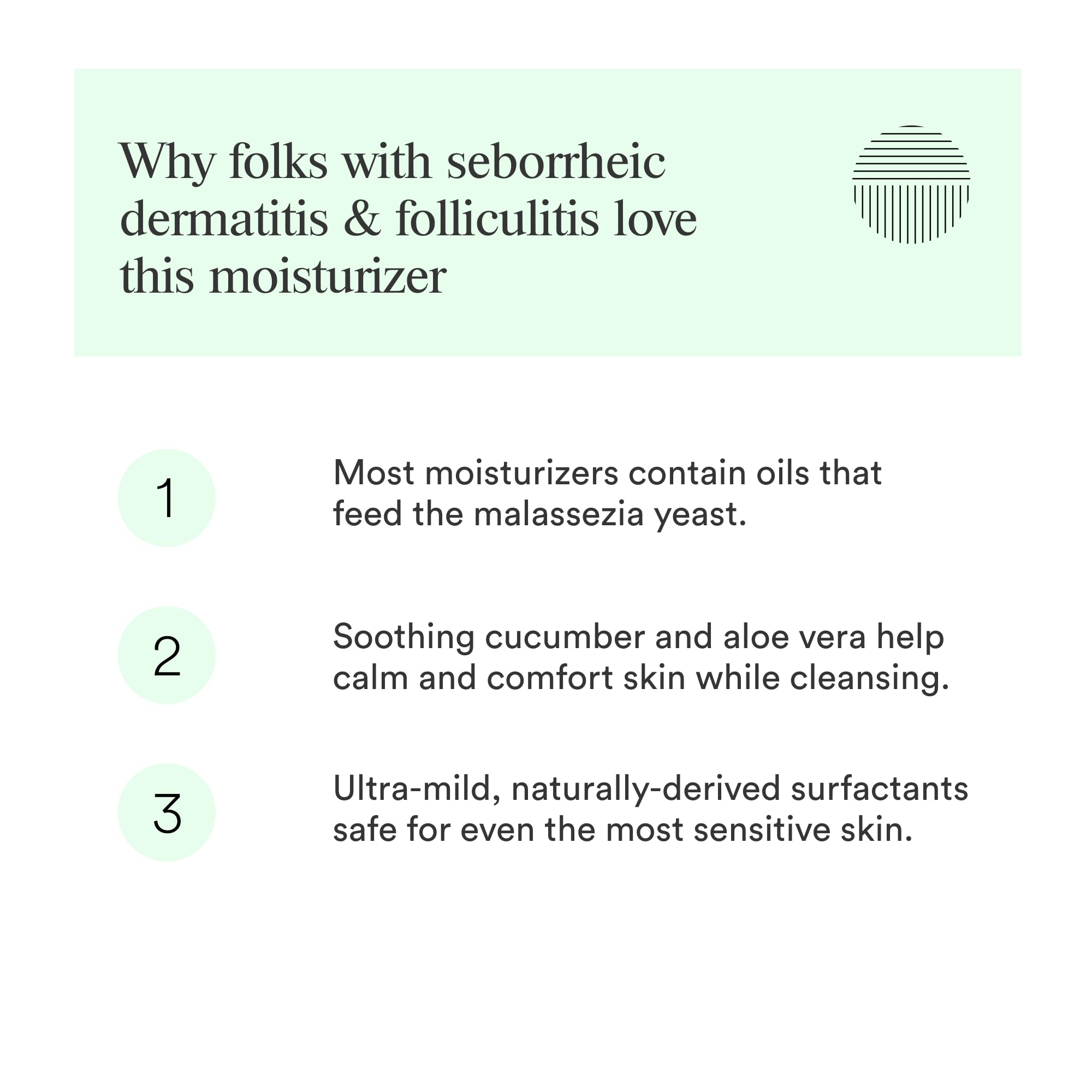 Dermazen Purifying Facial Cleanser plant extracts image signals cucumber, aloe, and willow bark support.
