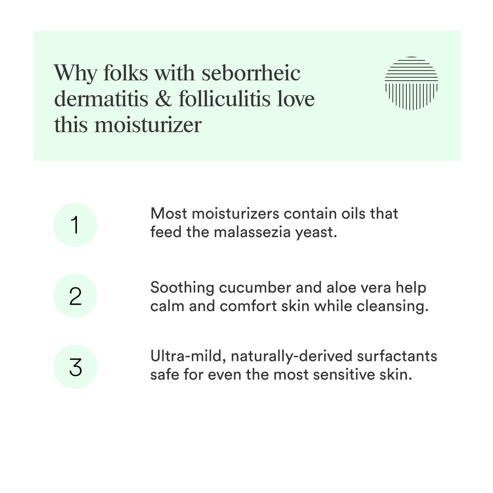 Dermazen Purifying Facial Cleanser plant extracts image signals cucumber, aloe, and willow bark support.