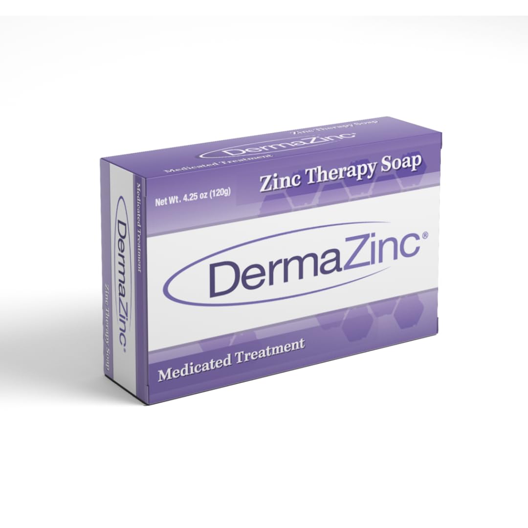 DermaZinc Therapy Soap ingredients with oats and plant butters nourishing skin