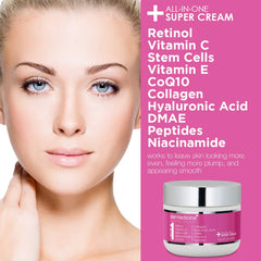 Dermedicine All In One Cream applied on face for smoother look