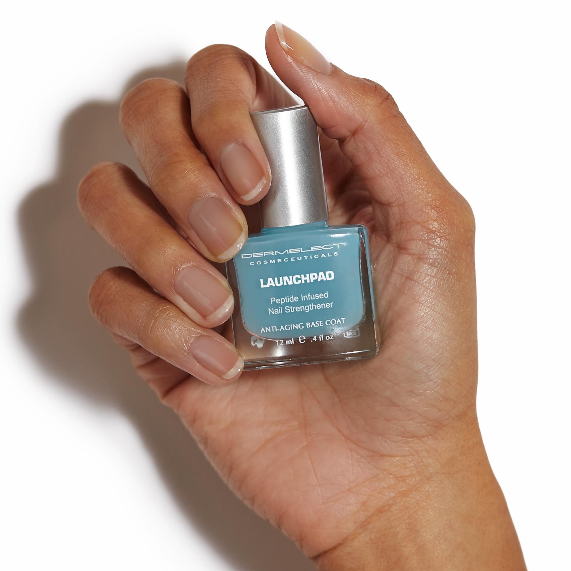 Dermelect Launchpad apply-base-coat on nails before polish for protection
