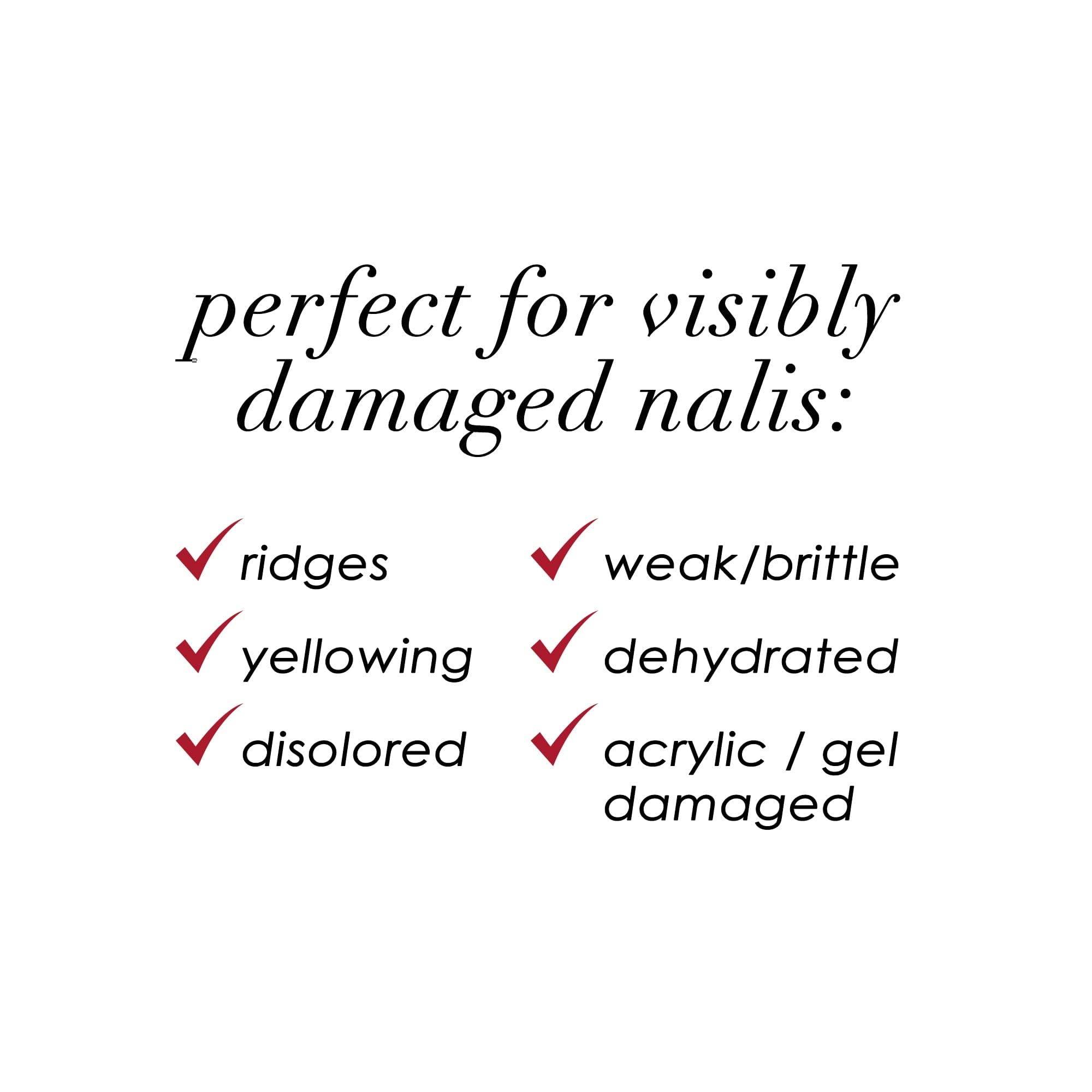 Dermelect Ridge Filler base coat swatch illustrating improved nail flexibility