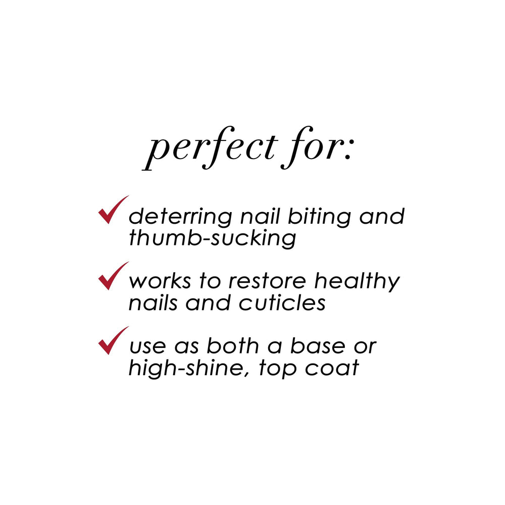 Dermelect Resist peptide formula application brush strengthens nails and cuticles.