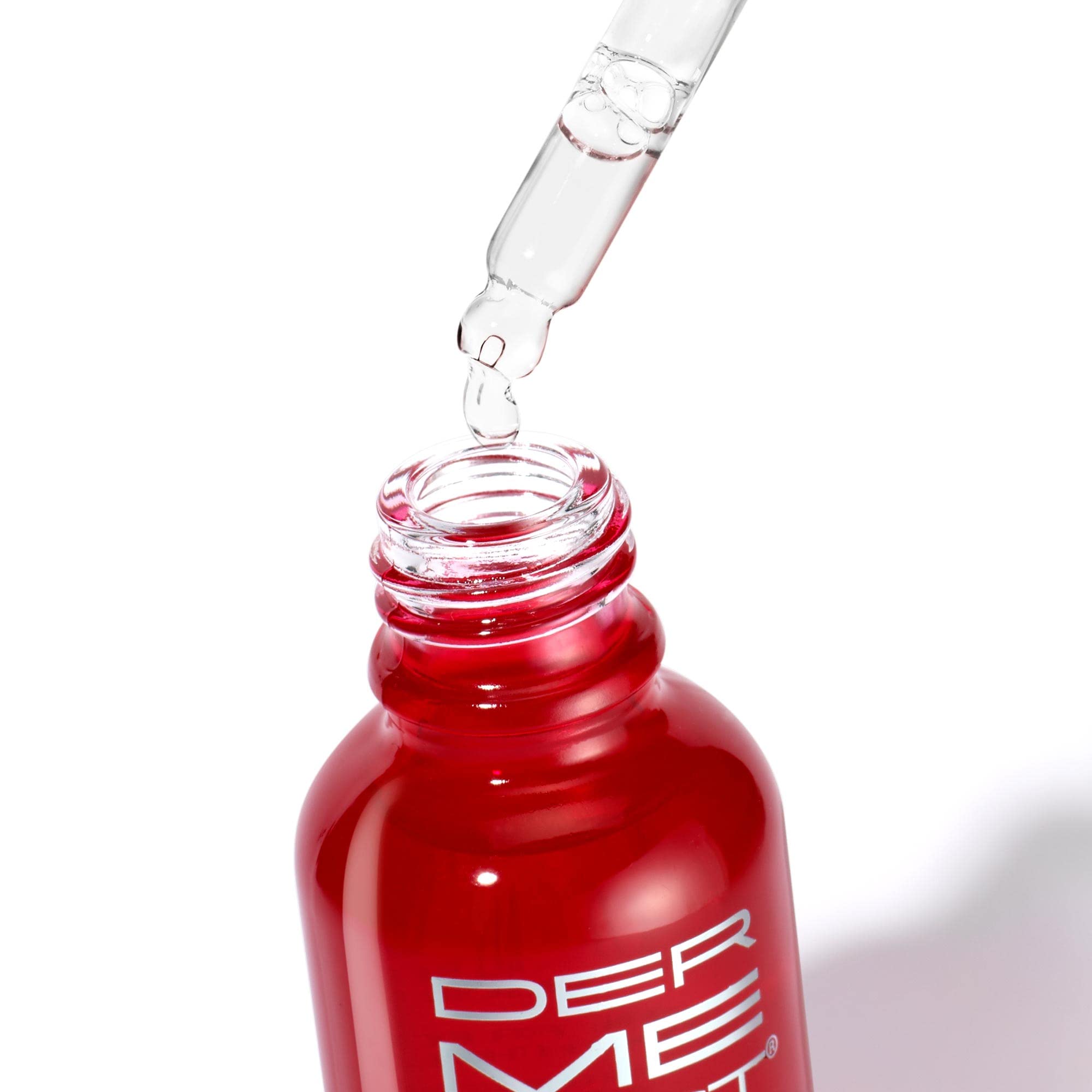 Dermelect Self-Esteem Beauty Sleep Serum on palm signals gentle, even absorption.