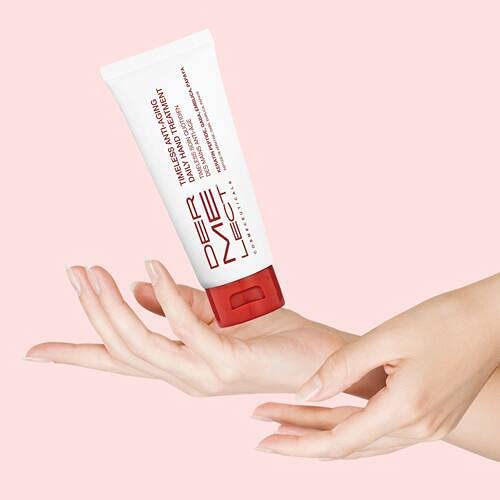 Dermelect Timeless elegant packaging design for premium hand care