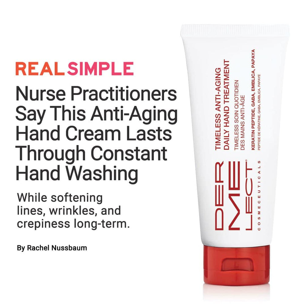Dermelect Timeless water-reactivation formula after washing hands