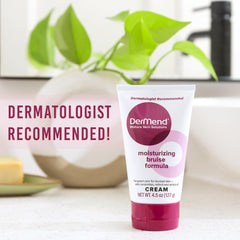 Dermend Arnica Cream texture closeup showing light non-greasy spread.