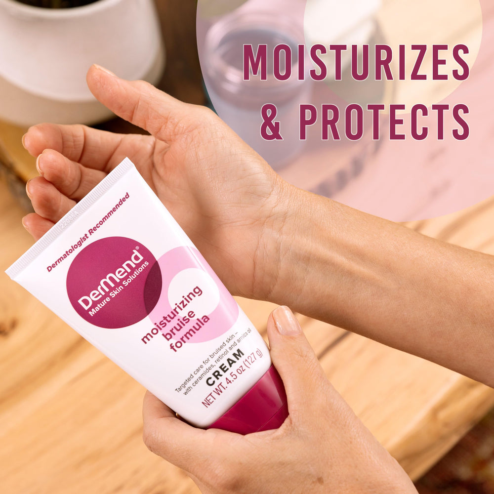 Dermend Arnica Cream applied on arms, legs, or hands.