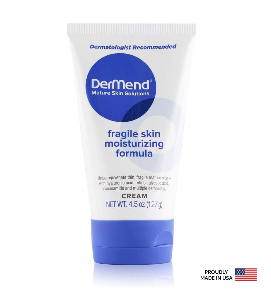 Ingredients of Dermend cream highlighting ceramides for improved skin health.