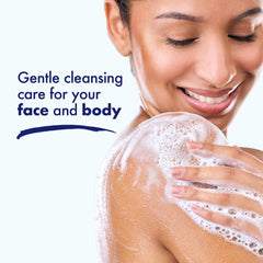 Dermisa glycerin bar hand lather demonstrates everyday gentle cleanse for sensitive skin.