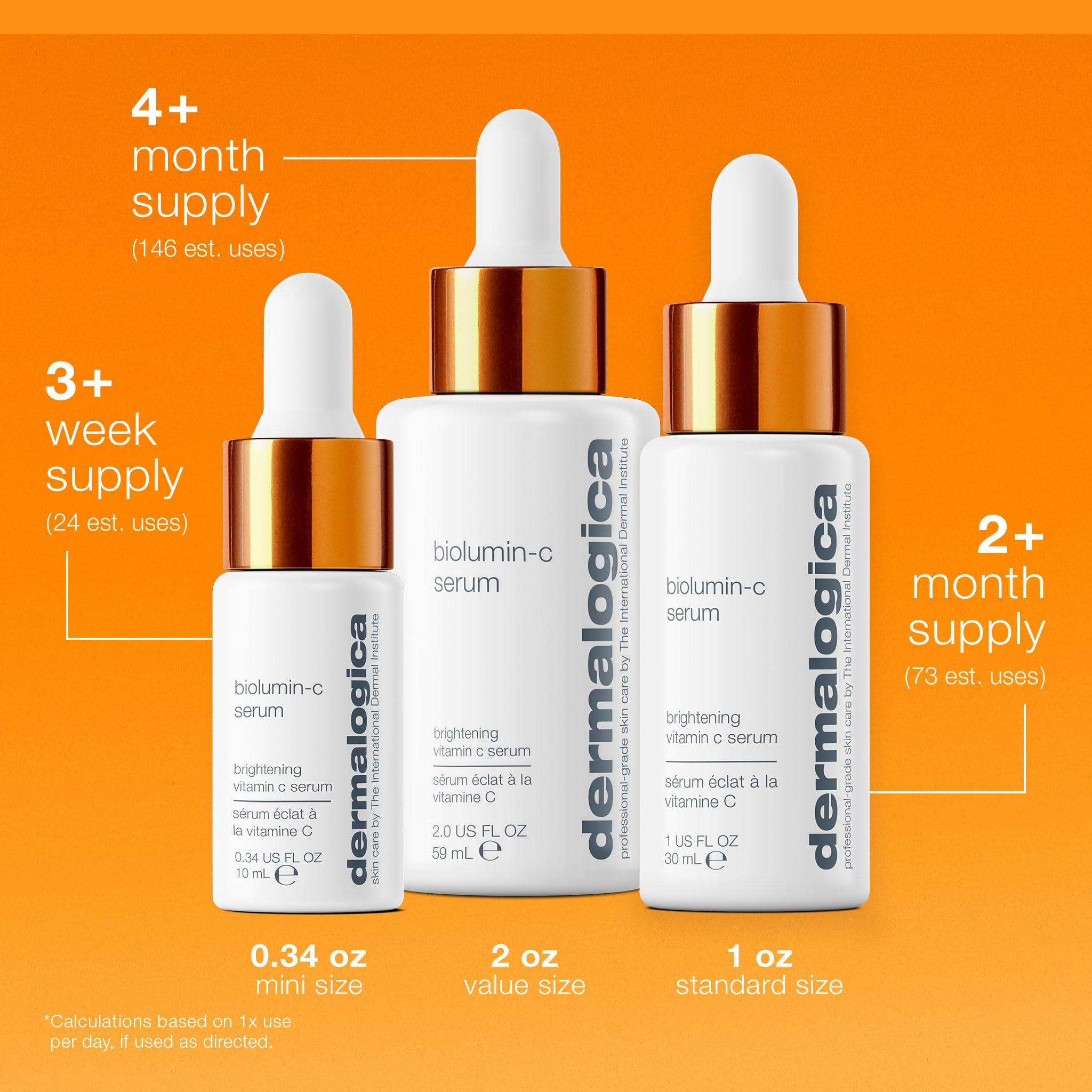 Dermalogica Biolumin-C Serum chia seed oil shot emphasizes hydration