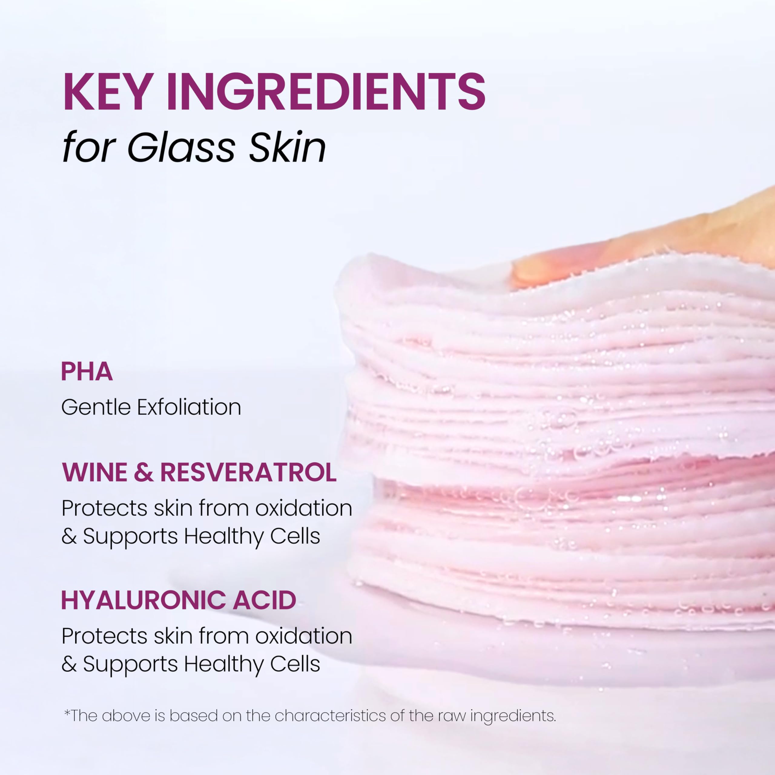 DERMALOGY Bio-Peel Wine Pad ingredients red wine and resveratrol for antioxidant support