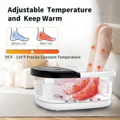 DermoPrime Foot Spa Epsom Salt-ready design image indicates relaxing options after exercise.