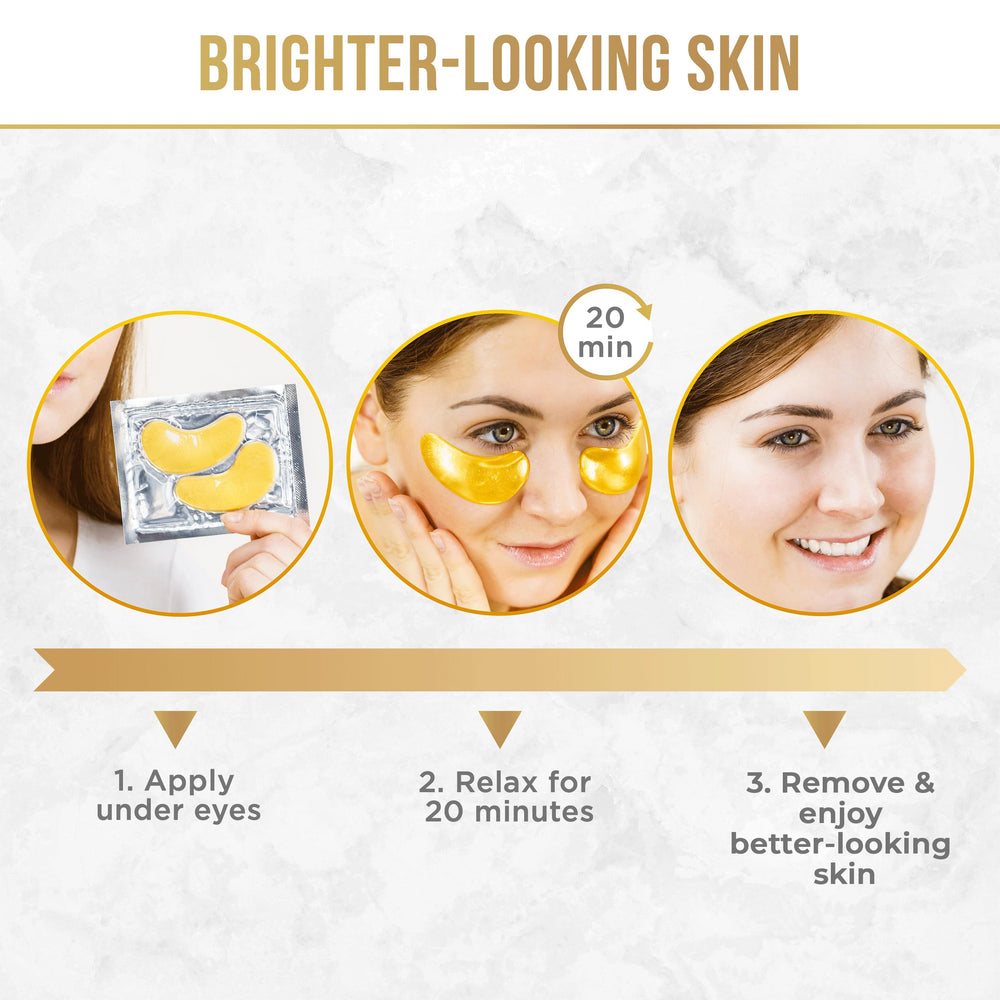 DERMORA 20-pair eye mask kit for ongoing routine care.