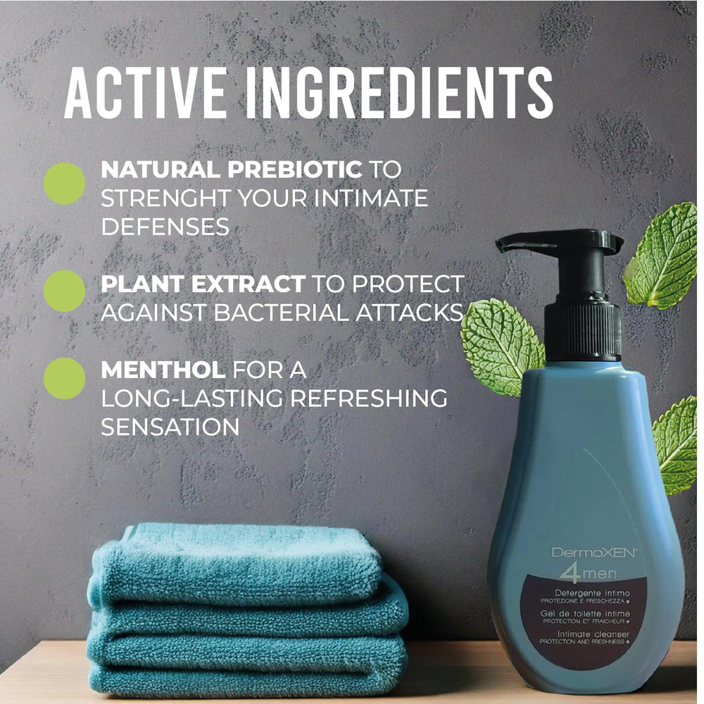 DERMOXEN 4Men pH-balanced formula helps maintain natural skin balance