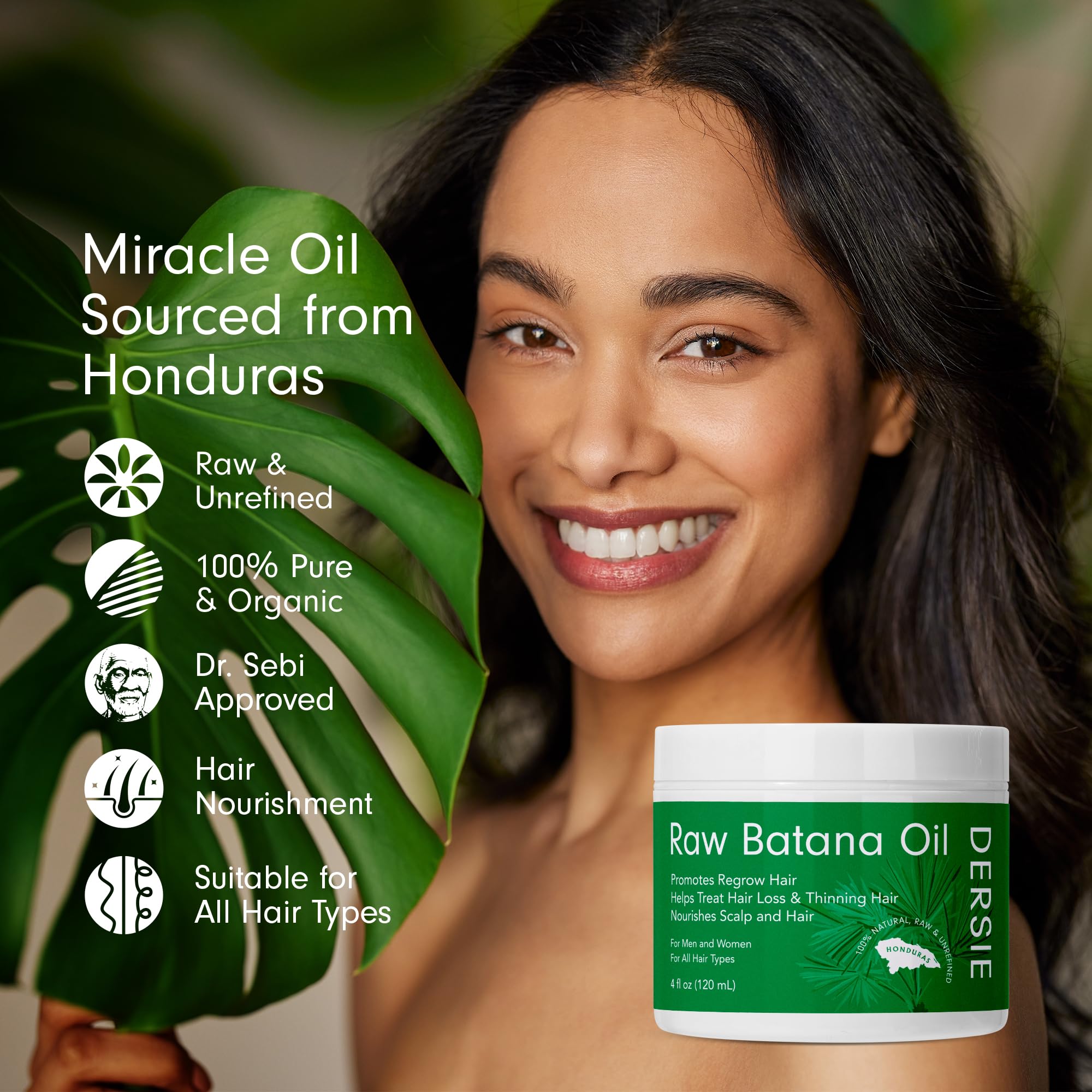 Dersie Batana Oil curly hair nourishment for enhanced texture