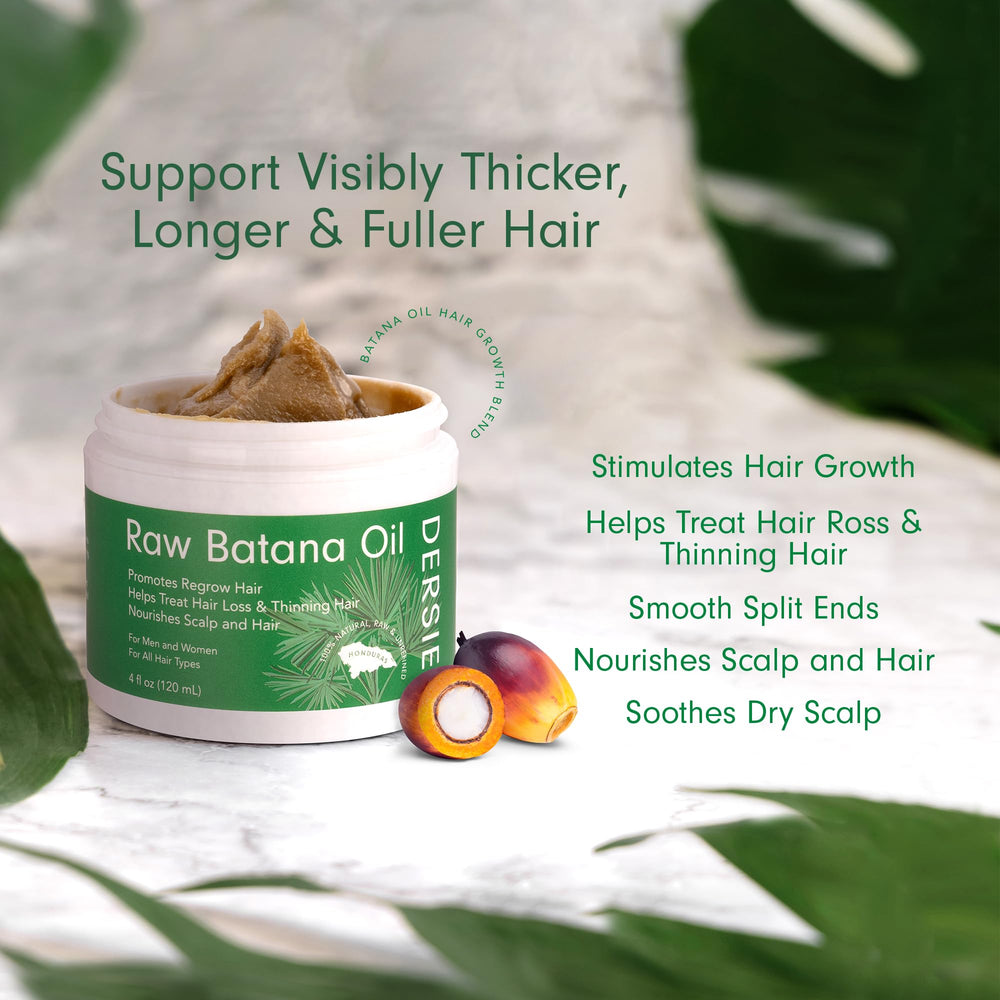 Dersie Batana Oil for damaged hair repair and frizz reduction