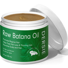 Dersie Batana Oil paste application for nourishing hair from root to tip