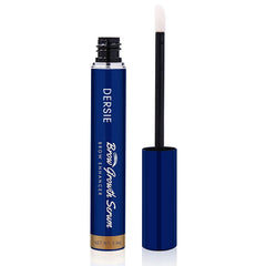 Dersie Eyebrow Growth Serum bottle top view for easy nightly nourishment