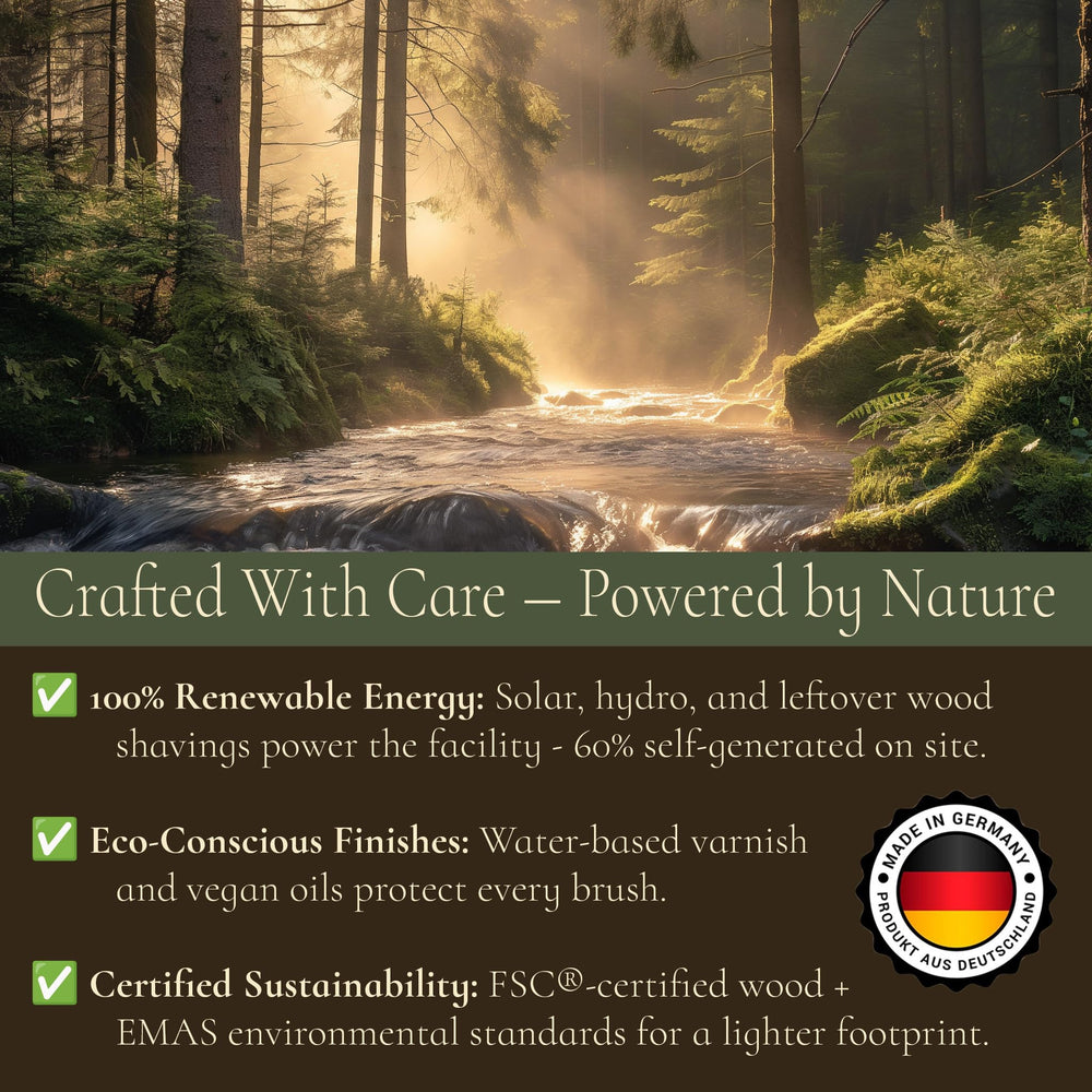 Desert Breeze Brush demonstrating natural oil distribution for healthier-looking hair