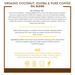 Desert Essence arabica-coffee-oil-drop emphasizes its rich scent and skin-soothing potential.