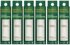 Desert Essence blemish touch stick pack-front, portable blemish care for travel-ready routines