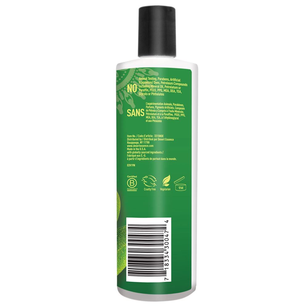 Desert Essence conditioner texture on palm shows smooth detangling potential