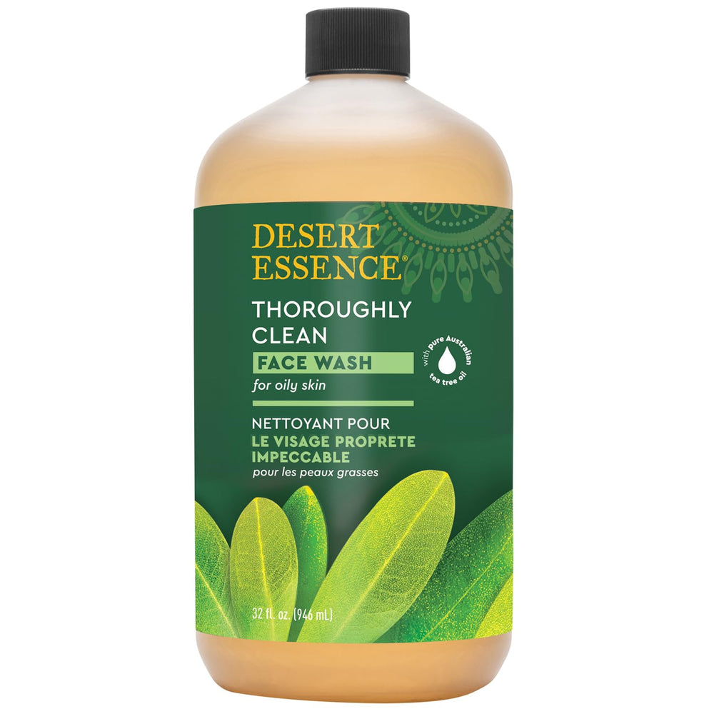 Desert Essence botanicals golden seal, chamomile, calendula visible for soothing skin