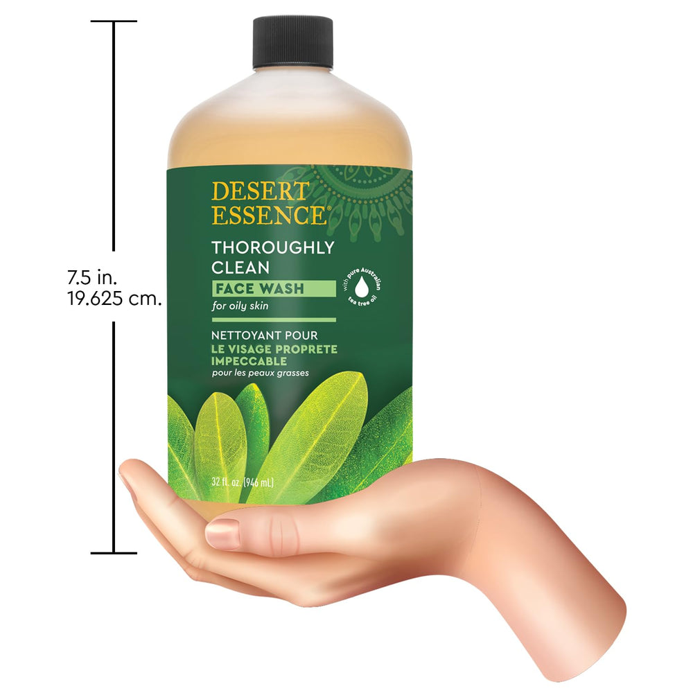Desert Essence vegan cruelty-free labeling on packaging