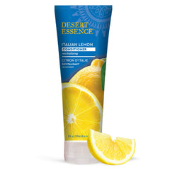 Desert Essence Italian Lemon Conditioner bottle for detangling and added shine.
