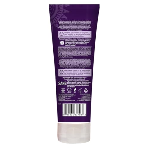 Desert Essence Italian Red Grape Shampoo foamy lather in hand showing moisturizing wash