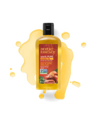 Desert Essence Jojoba Oil application on skin for balanced moisture.