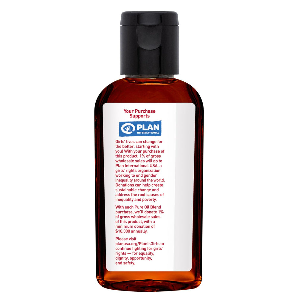 Desert Essence Moringa, Jojoba & Rose Hip Oil ingredients chart highlights plant-based benefits