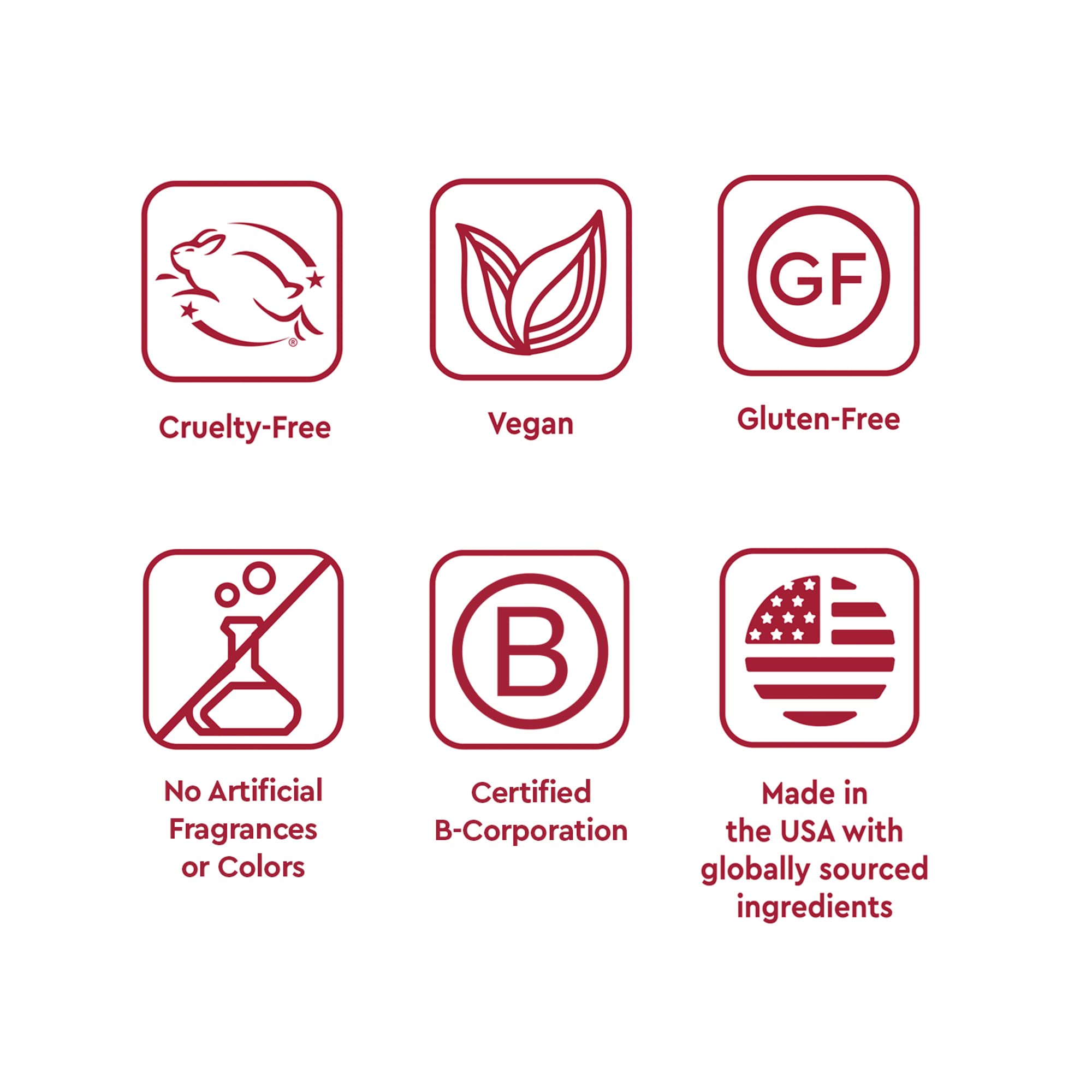 Desert Essence shampoo shown with cruelty-free icon.