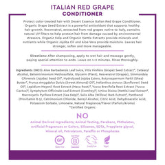 Desert Essence vegan cruelty-free label indicates ethical, sulfate-free conditioning