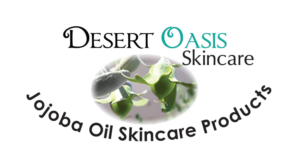 Desert Oasis Skincare hand salve applied to dry fingertips