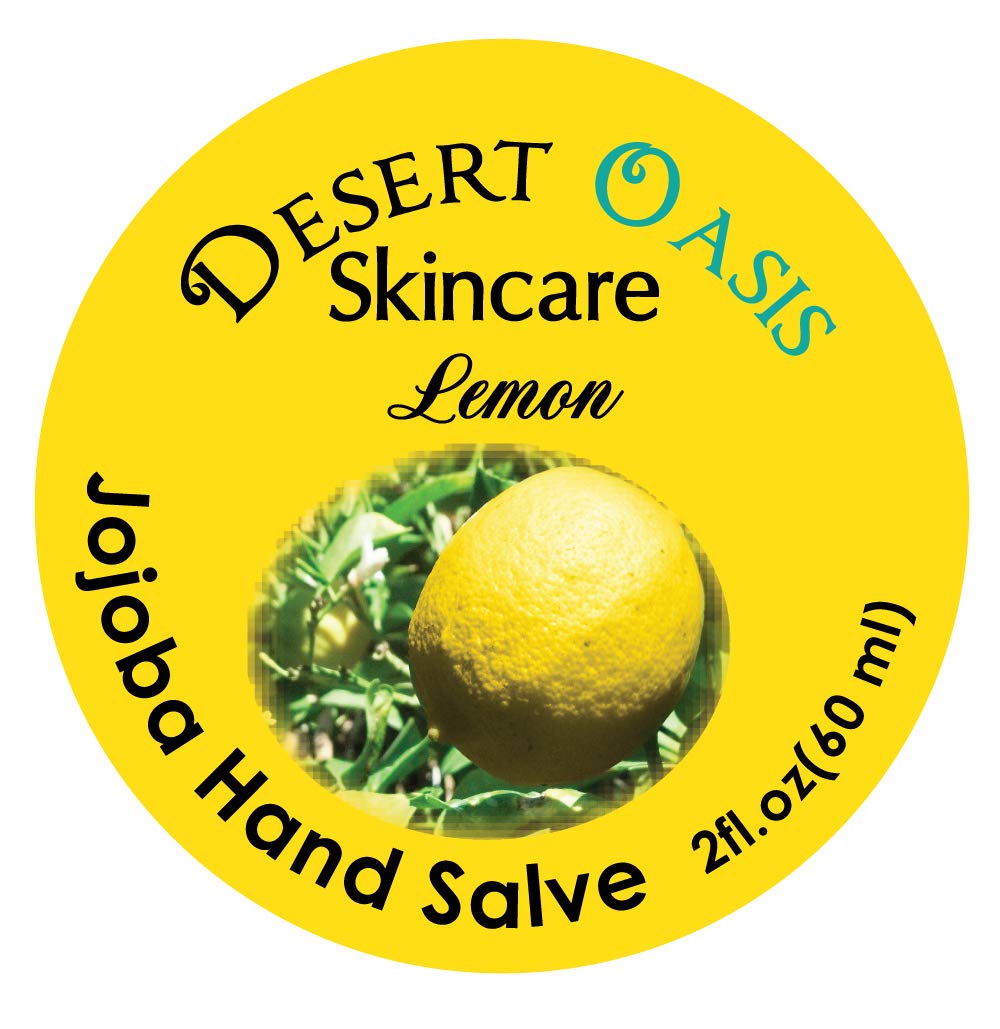Desert Oasis Skincare Lemon scent closeup hints refreshing citrus aroma.