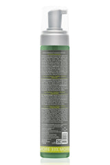 Design Essentials Almond and Avocado ingredients highlight olive oil and vitamin B benefits.