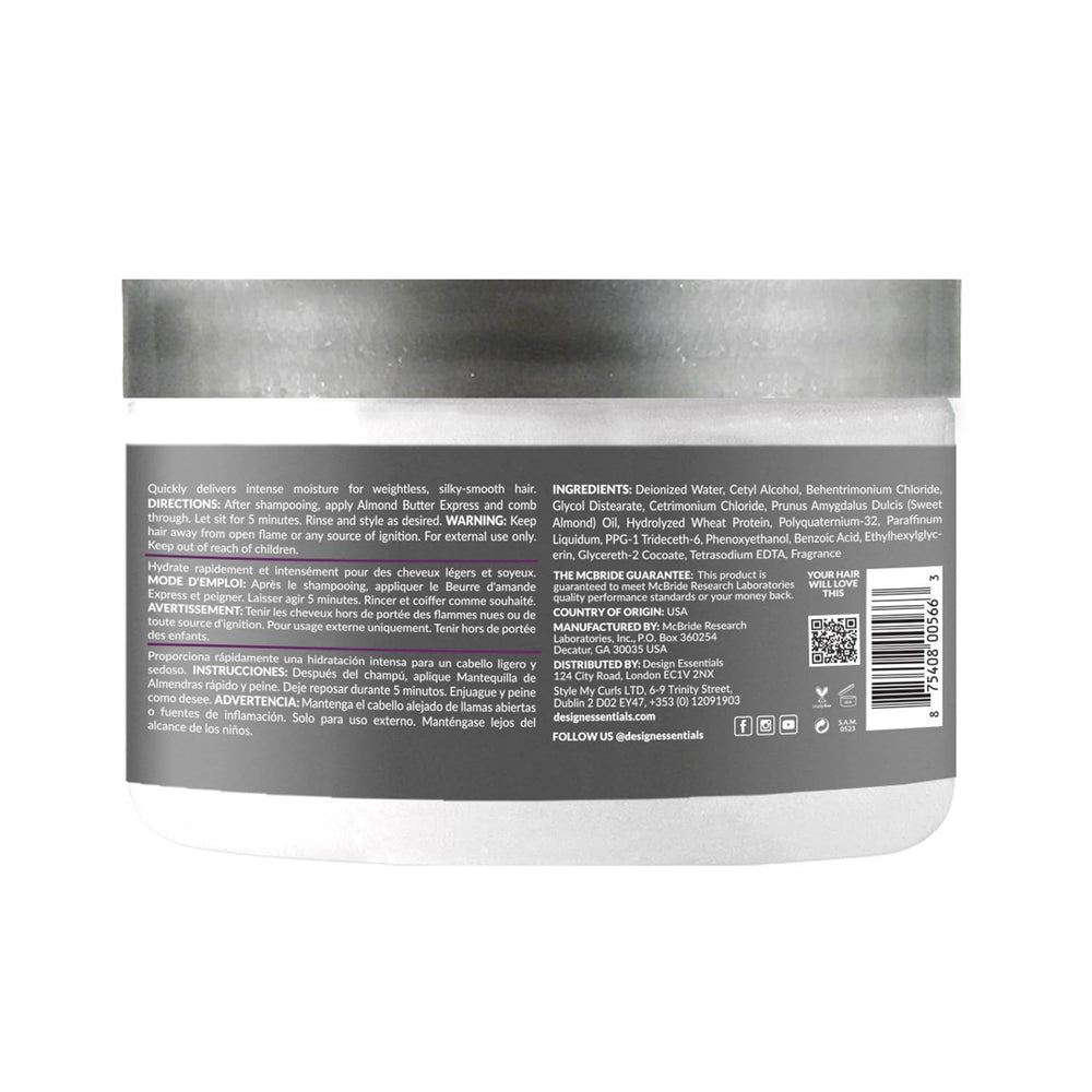 Design Essentials Almond Butter Express creamy conditioner texture ideal for detangling