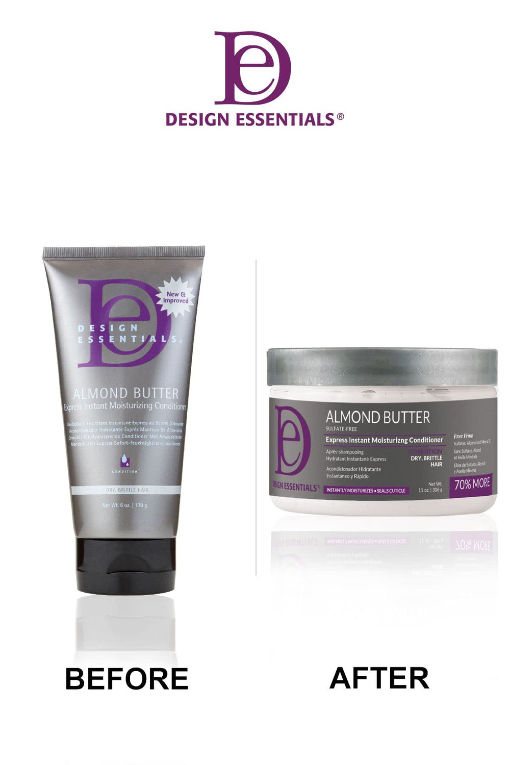 Design Essentials Almond Butter Express is suitable for daily use on all hair types