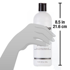 Design Essentials Define & Shine packaging shows 16 oz bottle for at-home styling protection.