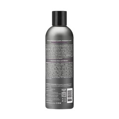 Design Essentials Peppermint Aloe Therapeutics label closeup with active ingredients.