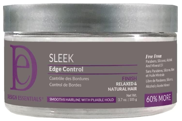 Design Essentials Sleek Edge Control dry-hair-styling for quick, polished looks.