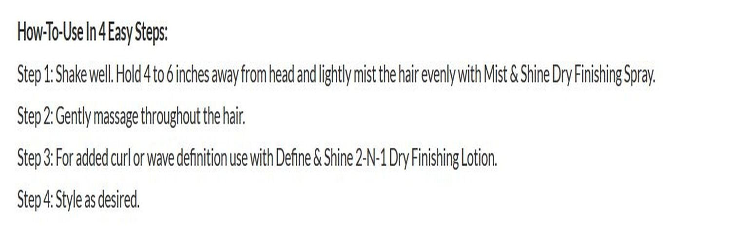 Design Essentials Wave By Design Mist spray on textured hair enhances definition and manageability.
